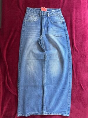 Blue Faded Baggy Jeans