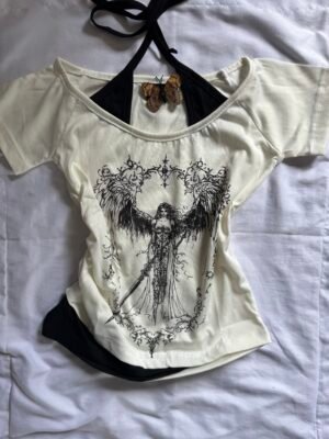 “Sword Angel y2k Top”