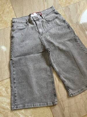 Gray Baggy Jorts