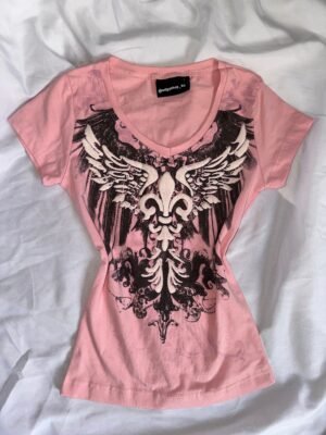 “Pink Fitted Top”