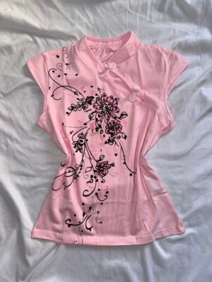 “Pink Chinese Top”