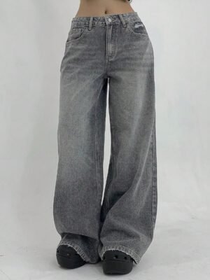 Gray Baggy Jeans
