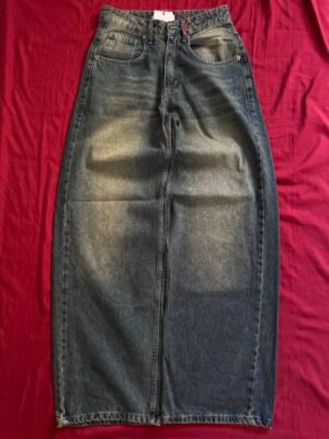 Vintage Faded Wash Baggy Jeans